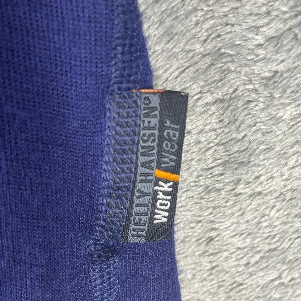 Helly Hansen Base Layer Top Unisex Medium Navy Blue Lifa Shirt Workwear 75001